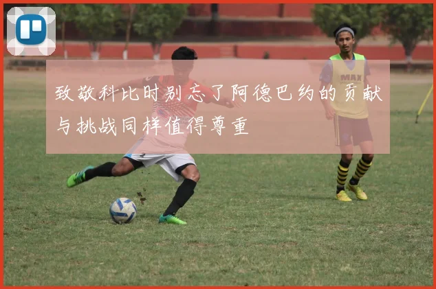 致敬科比时别忘了阿德巴约的贡献与挑战同样值得尊重