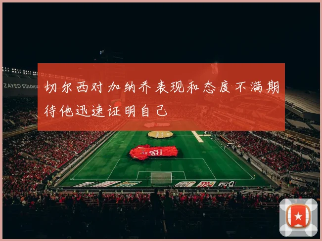 切尔西对加纳乔表现和态度不满期待他迅速证明自己